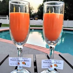 Peach Mango Bellini Soy Wax Candle